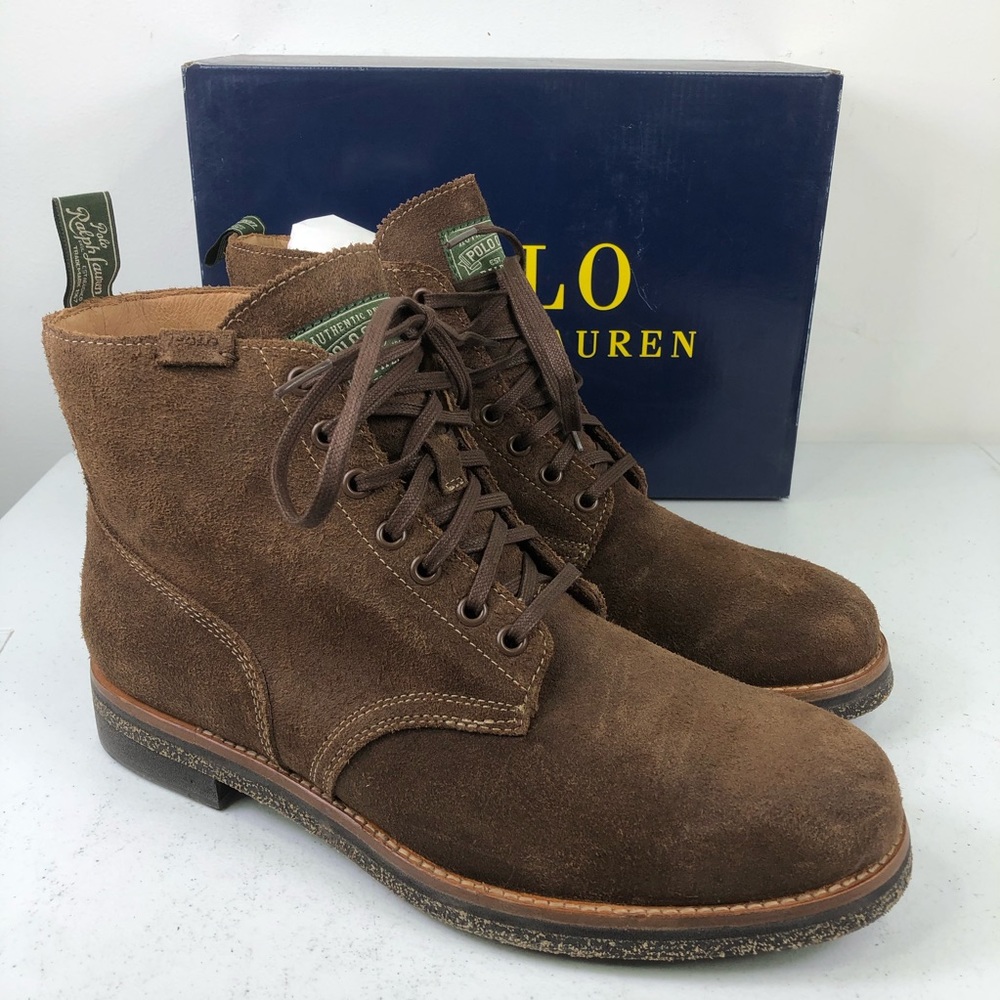 Polo Ralph Lauren Army Roughout Leather Suede Boot